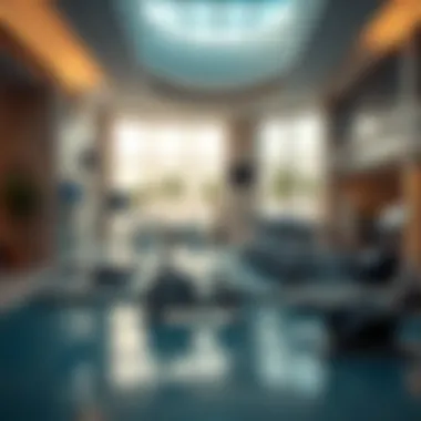 Amenities Enhancing Lifestyle in Al Ghadeer Community amenities such as gyms and pools in Al Ghadeer