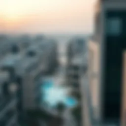 Panoramic view of Al Ghadeer community showcasing modern architecture