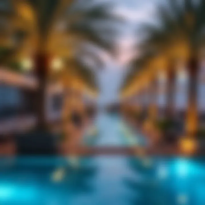 Luxurious amenities surrounding Al Reem Tower