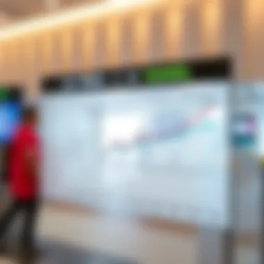 Graph depicting peak service times at Tasheel