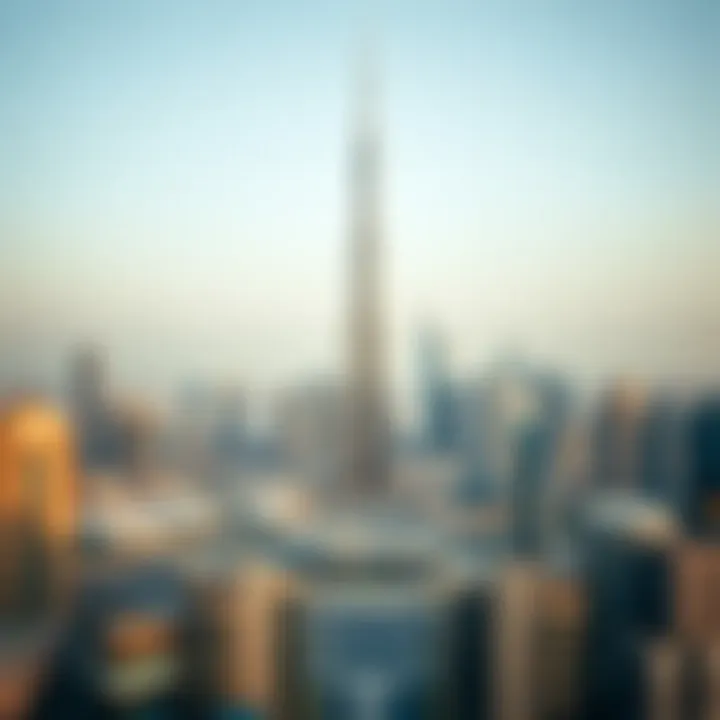 Burj Crown's Influence on Dubai's Skyline Panoramic skyline featuring Burj Crown's impact on Dubai