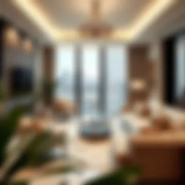 Elegant Living Space at Citadine Metro Central Luxurious living space within Citadine Metro Central highlighting comfort and style