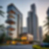 Architectural Elegance of Remal Tower Stunning architectural view of Remal Tower highlighting its modern design
