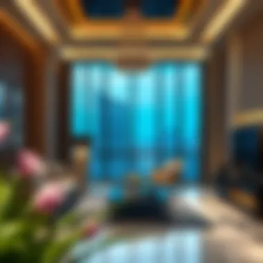 Interior design of a luxurious apartment in Damac XL Tower