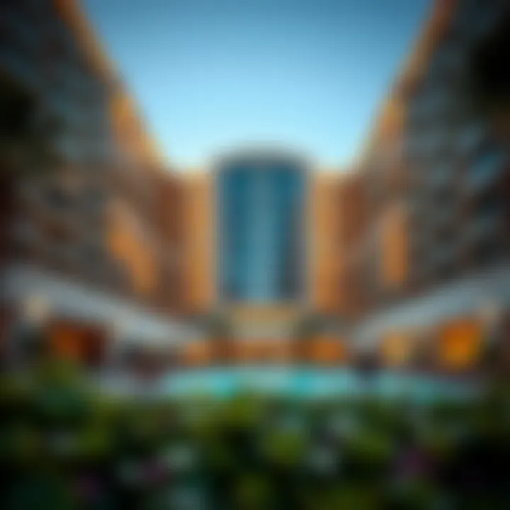 Luxurious exterior view of Delta Hotels by Marriott Jumeirah Beach