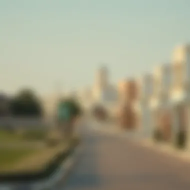 Emerging Residential Areas in Sharjah Tranquil neighborhood in Sharjah showcasing residential properties