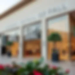 Luxury retail exterior at Dubai Mall