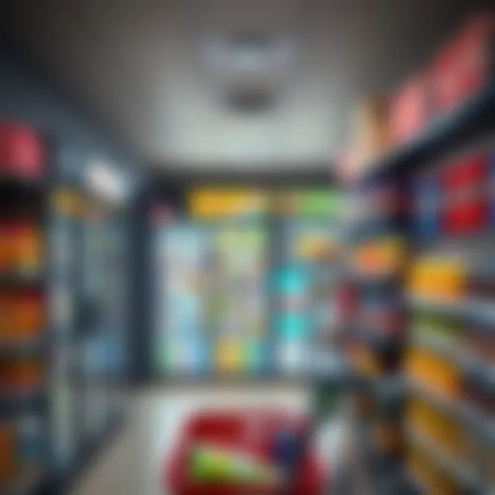 24-Hour Convenience Store Essentials A sleek 24-hour convenience store stocked with essentials