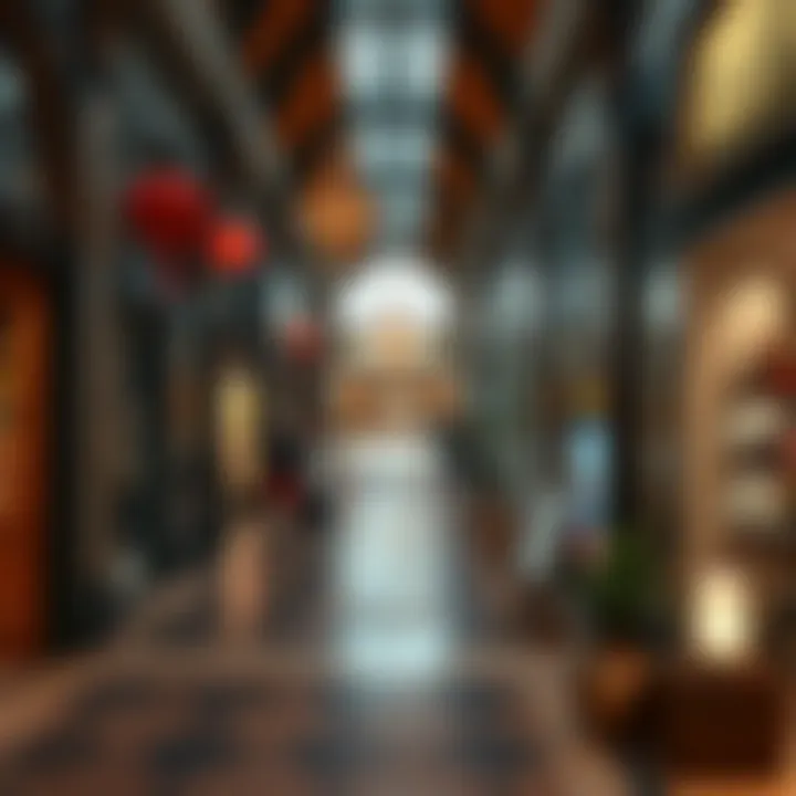 Cultural elements integrated into the shopping environment at Carrefour Ibn Batuta