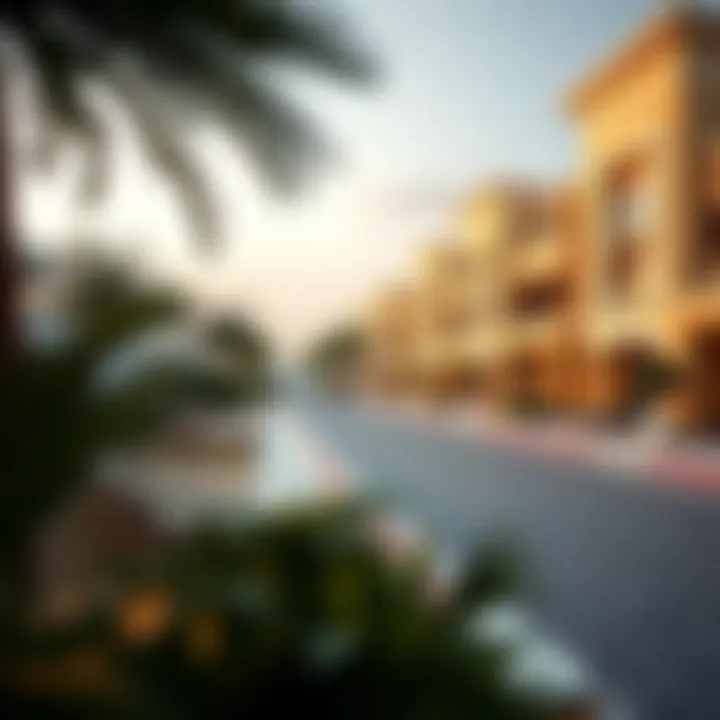 Residential Luxury in Dubai Luxurious residential area illustrating Dubai's real estate