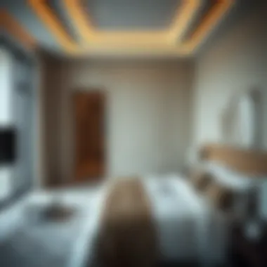 Luxurious Guest Room Interior at فندق ايدج دبي Luxurious guest room interior at فندق ايدج دبي