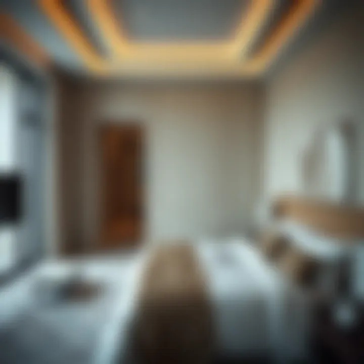 Luxurious Guest Room Interior at فندق ايدج دبي Luxurious guest room interior at فندق ايدج دبي