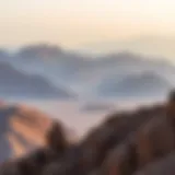 Tranquil landscape view of Hatta's mountains