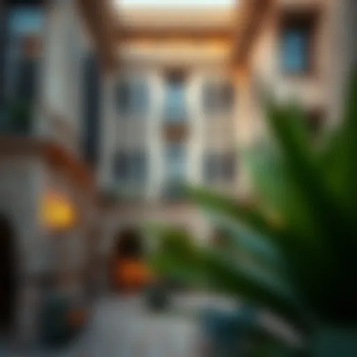 Architectural detail of Hessa Building
