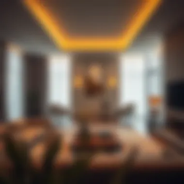 Luxurious Living Room in Hotel Apartment Luxurious hotel apartment living room with modern decor