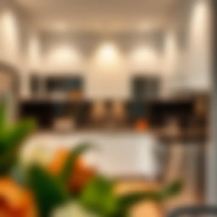 State-of-the-Art Kitchen in Hotel Apartment Modern kitchen equipped with high-end appliances in hotel apartment
