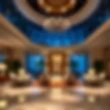 Luxurious Atmosphere at Jumeirah Ladies Club Elegant interior of Jumeirah Ladies Club showcasing its luxurious environment