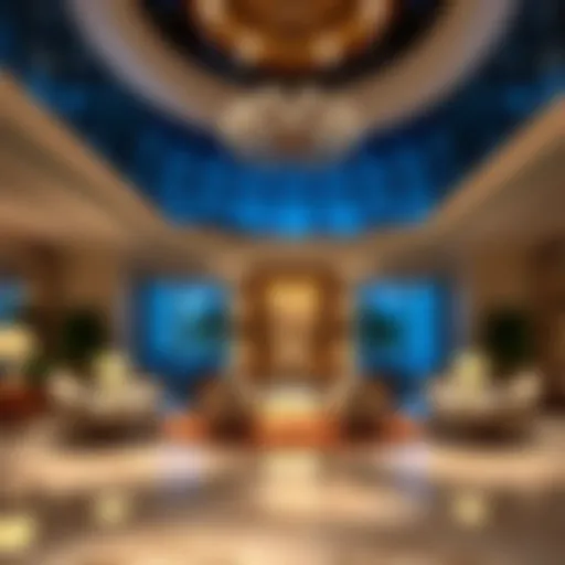 Luxurious Atmosphere at Jumeirah Ladies Club Elegant interior of Jumeirah Ladies Club showcasing its luxurious environment
