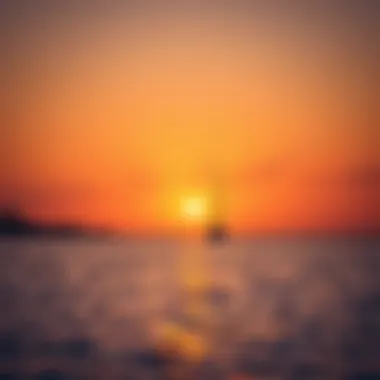 Sunset Serenity at Mariyam Island Breathtaking sunset over the waters surrounding Mariyam Island, highlighting its natural allure
