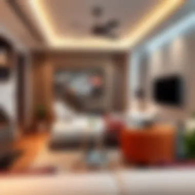 Stylish Studio Apartment Interior Well-designed studio apartment interior with chic decor
