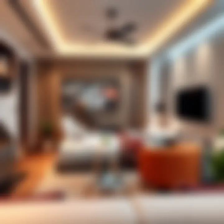 Stylish Studio Apartment Interior Well-designed studio apartment interior with chic decor