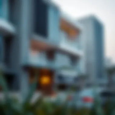 Architectural design of the studio showcasing modern aesthetics