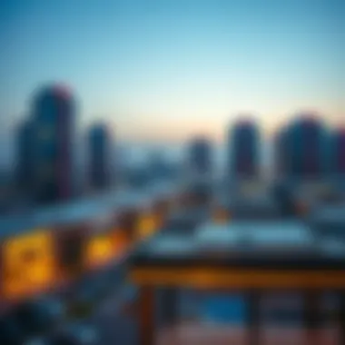 Panoramic view of the surrounding real estate market
