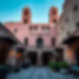 Historic architecture in Old Dubai reflecting traditional Emirati design