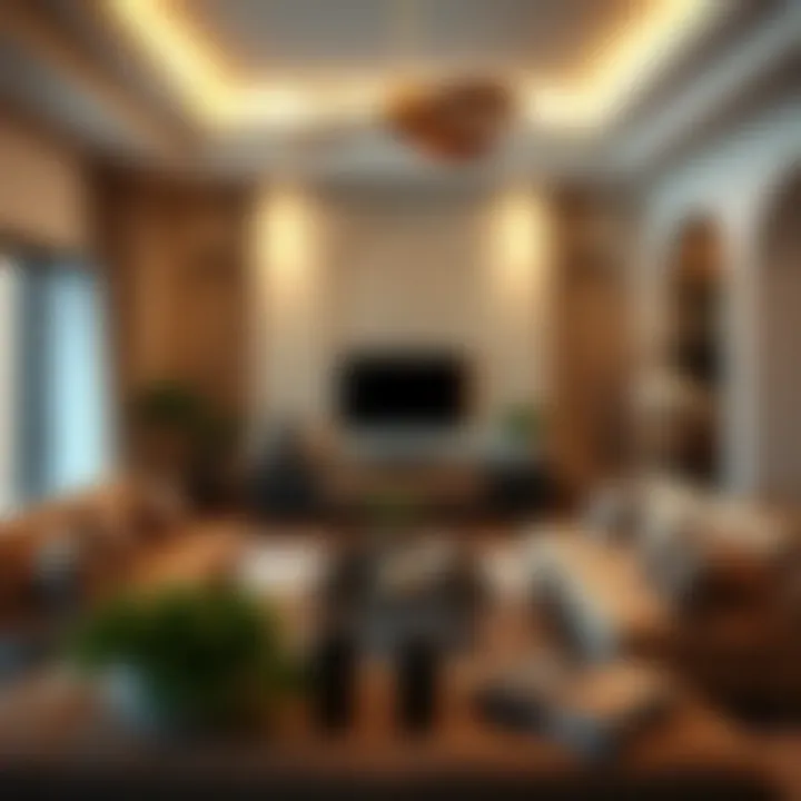 Cozy Living Room in a Rental Villa Cozy living room interior of a villa