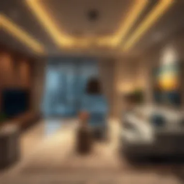 Luxury Living: Interiors of Dubai's Modern Apartments Contemporary apartment interior reflecting luxury living