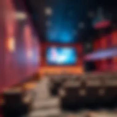 Modern Facilities Inside Roxy Cinema Interior design showcasing modern facilities at Roxy Cinema