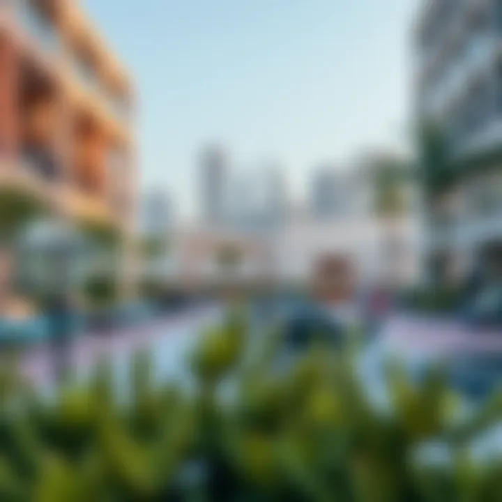 Outdoor community area in Hor Al Anz