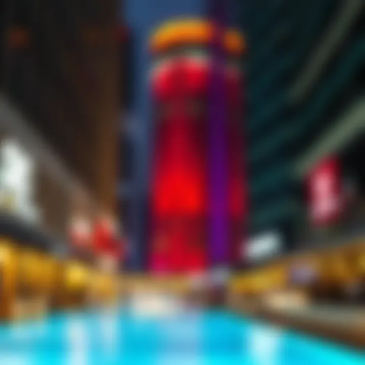 Vibrant Surroundings of Swissotel Downtown Dubai Vibrant surroundings of Swissotel Downtown Dubai with city life