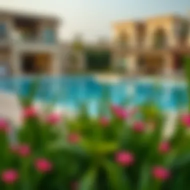Community Amenities: Swimming Pool and Gardens Community amenities featuring a swimming pool and gardens