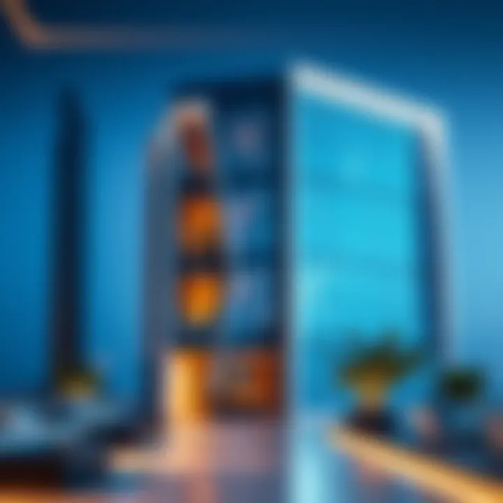 Exploring the Blue Oasis Building: A Pinnacle of Modern Architecture Summary
