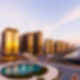 Luxurious skyline view of Parklane, showcasing modern architecture