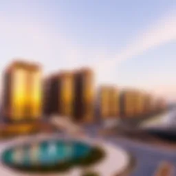 Luxurious skyline view of Parklane, showcasing modern architecture