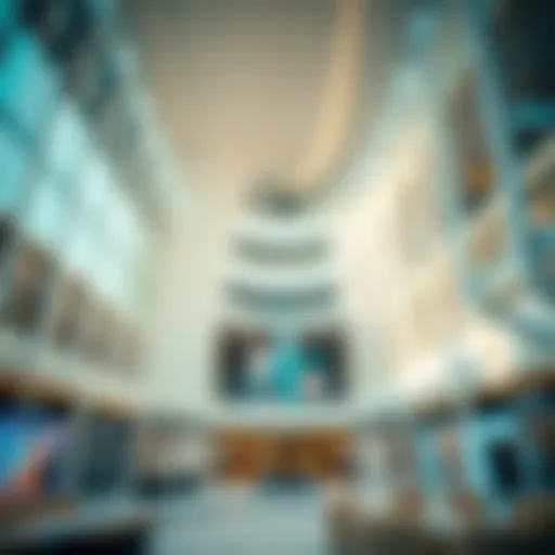 Architectural design of Zayed Mall showcasing modern aesthetics