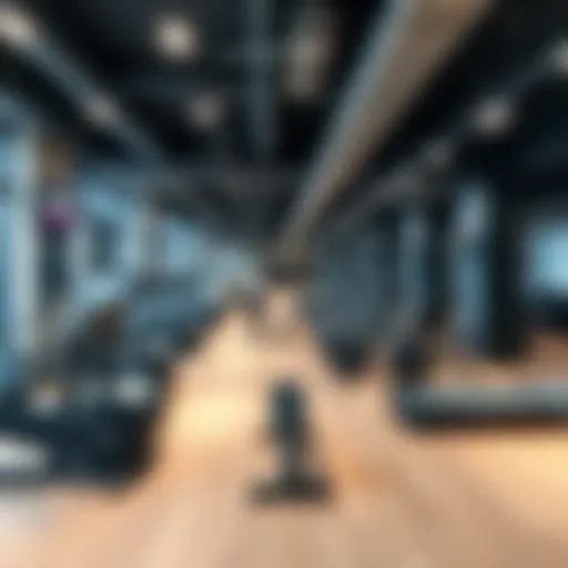 Fitness First gym interior showcasing diverse workout areas
