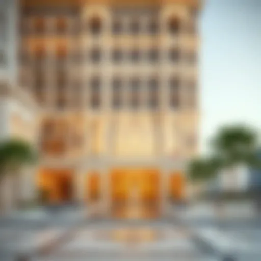 Elegant architectural design of Grand Heights Hotel Apartments
