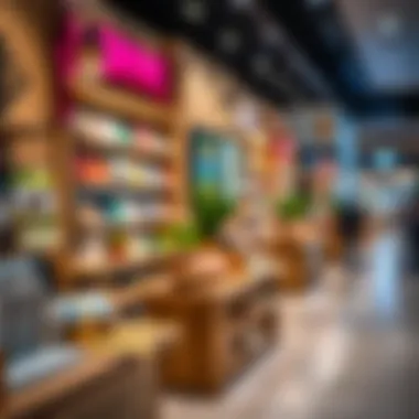 Vibrant Lifestyle Product Displays Vibrant displays showcasing lifestyle products