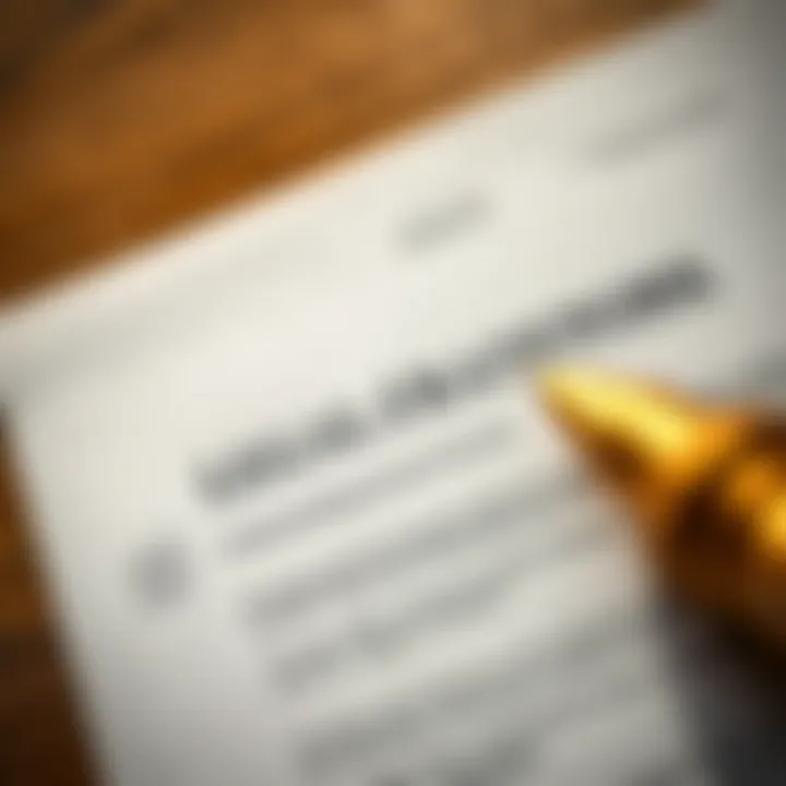 A close-up of a legal document related to commercial licensing