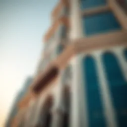 Architectural detail of Rayyan Tower