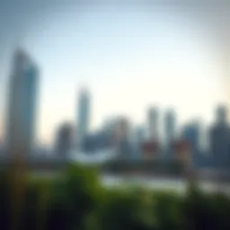 Stunning skyline of Business Bay showcasing modern architecture