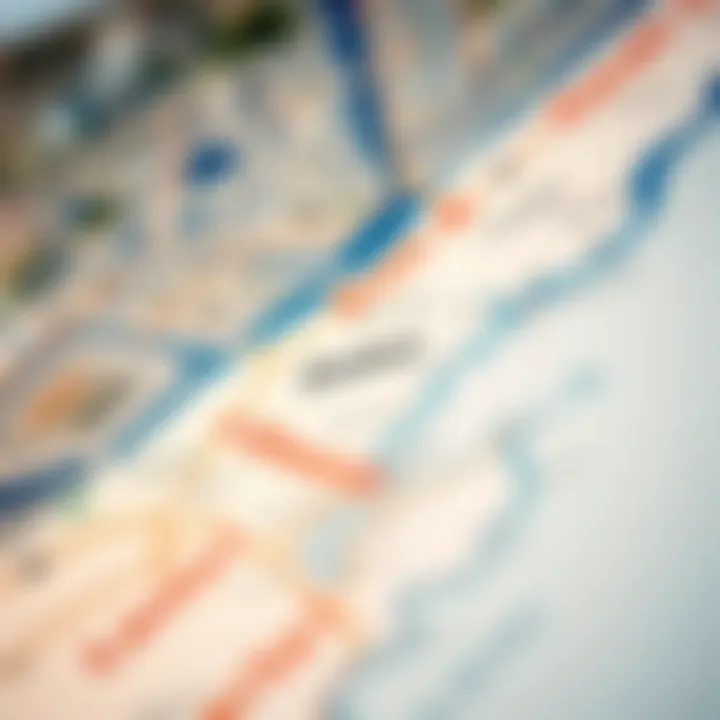 Map of Prominent Freehold Areas in Dubai Map showing the prominent freehold areas in Dubai