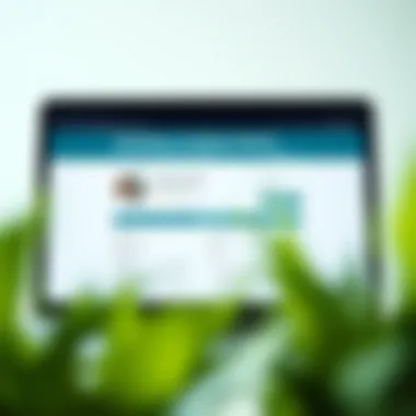 Checking Visa Status Online A laptop displaying a visa status check website